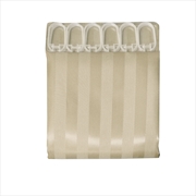 Buy Jacquard Stripe Shower Curtain Wheat