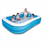 Buy Bestway Swimming Pool Above Ground Inflatable Family Fun 262cm x 175cm x 51cm