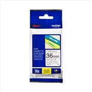 Buy Brother TZe-161 36mm x 8m Black on Clear Tape - for use in Brother Printer