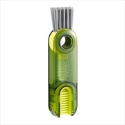 Buy Cleanix Cup Brush Multi-Functional Pacifier Cleaning Brush Device Three-In-One Green