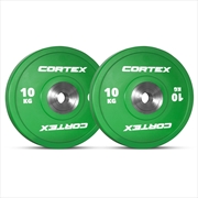 Buy CORTEX 10kg Competition Bumper Plates (Pair)
