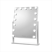 Buy Embellir Hollywood Makeup Mirror with 15 Dimmable Bulb Lighted Dressing Mirror