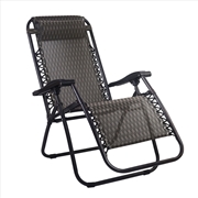 Buy Gardeon Outdoor Portable Recliner - Grey