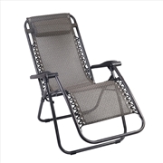 Buy Gardeon Zero Gravity Recliner Chairs Outdoor Sun Lounge Beach Chair Camping - Beige