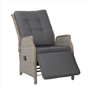 Buy Gardeon Sun lounge Setting Recliner Chair Outdoor Furniture Patio Wicker Sofa