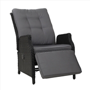 Buy Gardeon Recliner Chair Sun lounge Setting Outdoor Furniture Patio Wicker Sofa