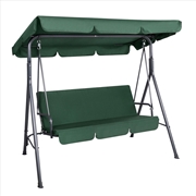 Buy Gardeon Swing Chair Hammock Outdoor Furniture Garden Canopy Bench Seat Green