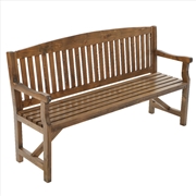 Buy Gardeon Wooden Garden Bench Chair Natural Outdoor Furniture DÃ©cor Patio Deck 3 Seater