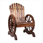 Buy Gardeon Wooden Wagon Chair Outdoor
