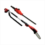 Buy Giantz Cordless Pole Chainsaw Hedge Trimmer Saw 20V Electric Lithium Battery