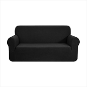 Buy GOMINIMO Polyester Jacquard Sofa Cover 3 Seater (Black) HM-SF-103-RD