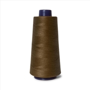 Buy 1x Brown Sewing Overlocker Thread - 2000m Hemline Polyester Overlocking Spools