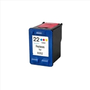 Buy Compatible Premium Ink Cartridges 22 3C Remanufactured Inkjet Cartridge - for use in HP Printers