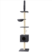 Buy i.Pet Cat Tree Tower Scratching Post Scratcher Floor to Ceiling Cats Bed 260cm
