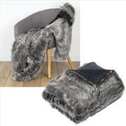 Buy IDC Homewares Luxury Wolf Faux Fur Throw 125 x 150cm