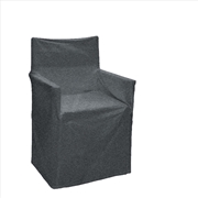 Buy IDC Homewares Cotton Solid Director Chair Cover Charcoal