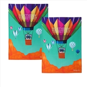 Buy IDC Homewares Set of 2 Christopher Vine Design Tea Towels Northern Territory