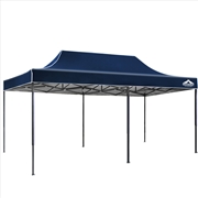 Buy Instahut Gazebo Pop Up Marquee 3x6m Outdoor Tent Folding Wedding Gazebos Navy