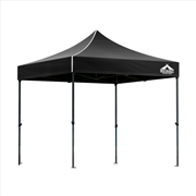 Buy Instahut Gazebo Pop Up Marquee 3x3m Outdoor Tent Folding Wedding Gazebos Black