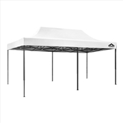 Buy Instahut Gazebo Pop Up Marquee 3x6 Outdoor Wedding Base Pod Kit White