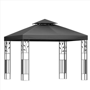 Buy Instahut Gazebo 3x3m Party Marquee Outdoor Wedding Event Tent Iron Art Canopy