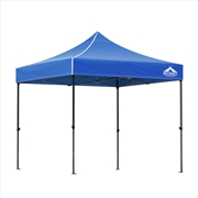 Buy Instahut Gazebo Pop Up Marquee 3x3 Outdoor Wedding Gazebos Base Pod Kit Blue