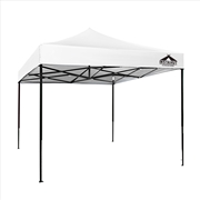 Buy Instahut Gazebo Pop Up Marquee 3x3 Outdoor Wedding Base Pod Kit White