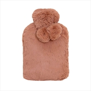 Buy J.Elliot Home Amara Hot Water Bottle with Super Plush Faux Fur Cover Clay Pink