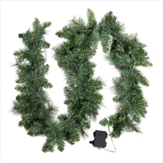Buy Jingle Jollys 1.8M Christmas Garland with Pre-lit LED Lights Xmas Tree Decor