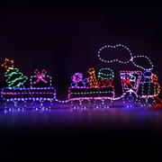 Buy Jingle Jollys Christmas Lights Motif LED Rope Light Train Xmas Decor