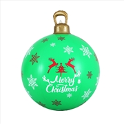 Buy Jingle Jollys Christmas Inflatable Ball 60cm Decoration Giant Bauble Green