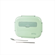 Buy Kylin 304 Stainless Steel 5 Divided Smile Small Lunch Box With Soup Pot - Green