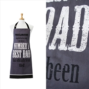 Buy Ladelle Number 1 Best Dad Cotton Apron 70 x 89 cm