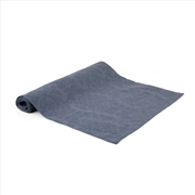 Buy Ladelle Madison Blue 100% Cotton Damask Jacquard Table Runner 40 x 150 cm