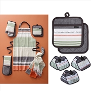 Buy Ladelle Intrinsic Grey Set of 2 Pot Holders 21 x 21 cm