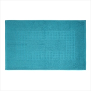 Buy Microfiber Soft Non Slip Bath Mat Check Design (Petrol)