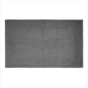 Buy Microfiber Soft Non Slip Bath Mat Check Design (Anthrazit)