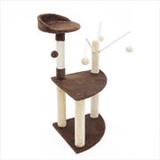 Buy Paw Mate 96cm Brown Cat Tree Luna Multi Level Scratcher