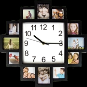 Buy Photo Frame Clock Picture Collage 12-P Display Wall Clock Photowall Home DÃ©cor