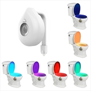 Buy Toilet Safety Night Light Motion Sensor 8 Colour