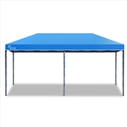 Buy Red Track 3x6m Folding Gazebo Shade Outdoor Blue Foldable Marquee Pop-Up