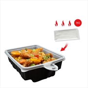 Buy Sirak Food 20 Pack Dalat Heating Lunch Box Container 33cm Rectangle + Heating Bag