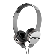 Buy SOL Republic Tracks HD High Def V10 Headphones On Ear Wired Silver Grey