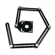 Buy 6 Fold Alloy Multiple Angle Ruler - Layout Measuring Template Tool