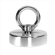 Buy Salvage 115KG Recovery Magnet Hook Countersunk Hole Eyebolt Treasure Hunting Fishing