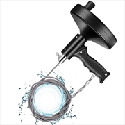 Buy Toilet Drain Auger, 5m Kitchen and Bathroom Plumbing Clean Sinks Sewer Blockages Remover