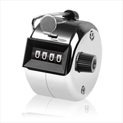 Buy Hand Tally Counter 4-Digit Lap Counters Clicker Pitch for Counting Knitting Coaching