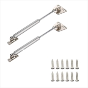 Buy 2 Pcs 100N Cabinet Door Hydraulic Hinge Metal Head Lift Support Soft Close & Buffer Telescopic