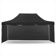 Buy Wallaroo Gazebo Tent Marquee 3x4.5m PopUp Outdoor Black