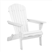 Buy Gardeon Outdoor Furniture Adirondack Chairs Beach Chair Lounge Wooden Patio Garden